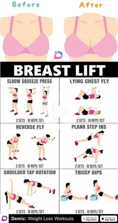 Corp Perfect, Breast Lift Exercise, Latihan Dada, Beginner Workouts, Breast Workout, Yoga Exercises, Body Workout Plan