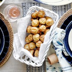 Present breads, muffins or pastries at the table inside our charming earthenware basket. The eye-catching design retaining heat to keep fresh-from-the-oven treats warm and toasty. Crafted of durable earthenware. Formed, glazed and finished by hand. Bread Basket, At The Table, The Table, Earthenware, Pastry, Muffins, Oven, Bread, Heat