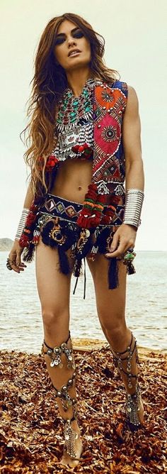 BOHO Ethno Style, Estilo Hippie, Boho Beauty, Bohol, Ethnic Outfits, Boho Chic Outfits, Beauty And Fashion, Hippie Chic