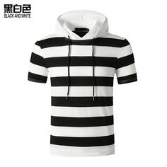 Style: Fashion Collar: Hood Sleeve Length: Short Material: Polyester,Polyurethane Fabric Stretch: Slight Stretch Season: Spring,Summer Package Contents: 1 x T-shirt White Hoodie For Summer Streetwear, Summer White Hoodie For Streetwear, White Stretch Hooded Top, White Hoodie For Summer, White Hooded Tops For Summer, White Summer Hoodie Top, White Summer Hoodie, Fitted Hooded Summer Tops, Summer Sporty Crew Neck Hoodie