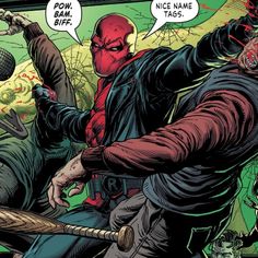 the deadpool is being attacked by two zombies