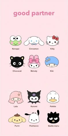 a pink poster with many different types of animals