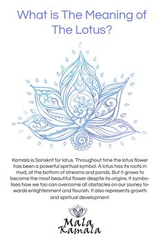 What is the significance of the lotus? What does the lotus mean? Spiritual Yoga Symbols - this would be my tattoo Tato Mandala, Lotus Buddha, Sanskrit Tattoo, Yoga Symbols, Yoga Decor, Spiritual Yoga, Yoga Posen, Spiritual Symbols