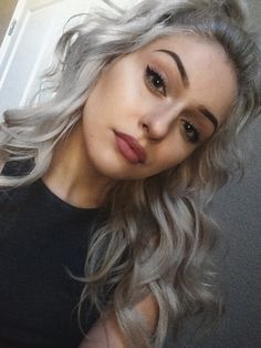 Grey Blonde Hair Shades, Hair Shades, Platinum Blonde Hair, Long Bob, Hair Envy, Platinum Blonde, Grey Hair, Silver Hair