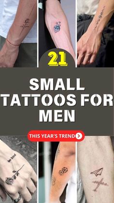 small tattoos for men that are very cute and easy to put on the arm or leg