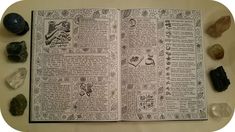 Grimoire Layout, Diy Grimoire Pages, Occult Journal, Grimoire Design, How To Start A Grimoire, Benebell Wen, Grimoire Inspiration, Journaling Designs, Grimoire Ideas