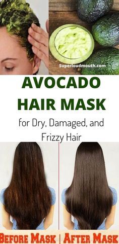 Mask For Hair, Avocado Hair Mask, Herbs For Hair, Avocado Hair, Hair Dryness, Best Hair Mask, Dry And Damaged Hair, Hair Mask For Damaged Hair, Natural Hair Mask