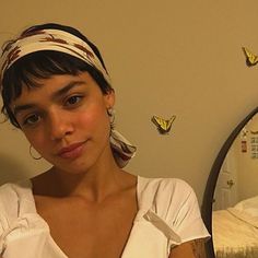 Headbands For Short Hair, Bandana Hairstyles, Style Streetwear, Pixie Hairstyles, Hair Dos, Scarf Hairstyles, Bandanas