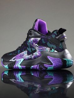 Men's Basketball Shoes, Comfortable And Breathable With Rubber Sole, Couple Shoes Purple      Basketball Shoes   Men Shoes, size features are:Bust: ,Length: ,Sleeve Length: Basketball Theme Birthday, Pink Volleyball, Nike Volleyball Shoes, Volleyball Sneakers, Nba Shoes, Best Volleyball Shoes, Volleyball Life, Nike Volleyball, Running Fast