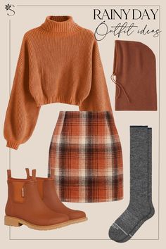 Summer Outfits Autumn Colors, Clothing Styles Women, New Wardrobe Ideas, Fall Outfits With Skirts, Fun Fall Outfits, Woman Fall Outfits, Cute Fall Outfits For Women, Brown Outfit Ideas, Fall Outfits Inspiration