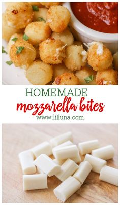 homemade mozzarella bites are the perfect appetizer to serve at any party