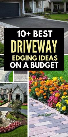 the best driveway edging ideas on a budget