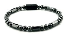 **Please Read Sizing Instructions To Ensure a Correct Fit** All of our Magnetic Jewelry Designs feature High Quality AAA Grade Magnetic Hematite, Strung Together on 90lb Extra Strength Copolymer Craft Line, and High Strength Magnetic Clasps. Our main Focus is Strength and Durability.  Custom Designs Available. (Actual Wrist Measurement + ½" to ¾" = Order Size) When measuring wrist a Fabric or Sewing tape measure is best to use. Sizing is very important, please message prior to order if you are u Adjustable Magnetic Metal Bracelet, Magnetic Hematite Bracelet, Magnetic Hematite Beaded Bracelets Gift, Adjustable Magnetic Hematite Beaded Bracelets, Adjustable Magnetic Hematite Bracelets, Silver Magnetic Beaded Bracelets As Gift, Silver Beaded Bracelets With Magnetic Closure As Gift, Silver Beaded Magnetic Bracelet As Gift, Magnet Therapy