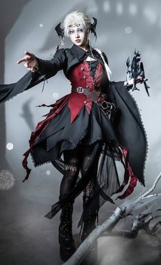 New Release: Tale-Bringer 【-Knight of Dragon 3.0-】 #GothicLolita Vest, Bolero and Skirt

◆ Shopping Link >>> https://lolitawardrobe.com/tale-bringer-knight-of-dragon-30-gothic-lolita-vest-bolero-and-skirt_p8450.html Dragon Inspired Outfits, Cosplay Props, Lolita Dress, Character Design, Skirt