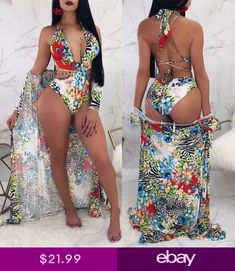 Swimsuits Outfits, Cute Bathing Suits, Print Swimsuit, Neck Strap, Swimwear Fashion, Amazon Women, Beach Dress, Women Swimsuits