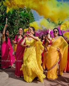 Haldi Decoration, Haldi Dress, Ceremony Outfit, Bride Entry