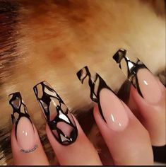 Nail Trong, Transparent Nails, Her Nails, Hot Nails, Coffin Nails Designs, Creative Nails, Best Acrylic Nails