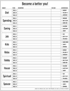 a printable sign up sheet with the words become a better you