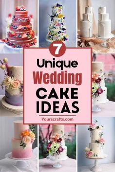 unique wedding cake ideas for the bride and groom