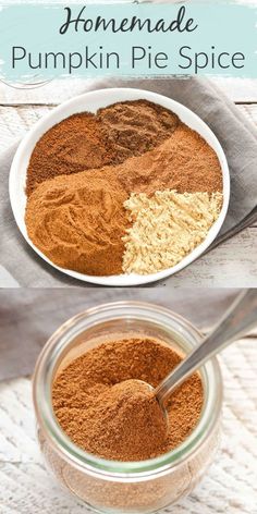 homemade pumpkin pie spice recipe in a jar