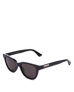 Gucci Square Sunglasses, 51mm Luxury Designer Square Sunglasses, Square Sunglasses Gucci, Luxury Matte Black Square Frame Sunglasses, Black Rectangular Gucci Sunglasses, Luxury Black Square-faced Sunglasses, Buy Gucci, Gucci Men, Oakley Sunglasses, Square Sunglasses