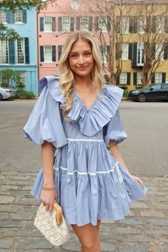 Pascal Dress – Vestique Classy Photoshoot Outfits, Cute Short Sleeve Dresses, Spring Dresses With Sneakers, Rush Week Dresses, Preppy Outfits Blue, Classy Summer Dresses, Spring Church Outfits, Spring Oufits, Birthday Dress Ideas