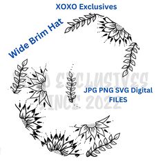 the xoxo logo has been drawn with black ink and is surrounded by leaves