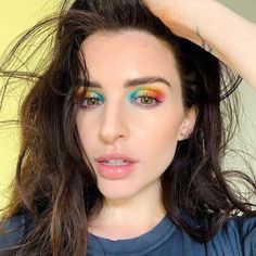 Pride Makeup, Best Eyeshadow, Colorful Eye Makeup, Bold Makeup, Fashion Face Mask, Glam Makeup, Everyday Makeup