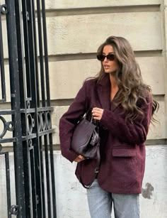 Burgundy Blazer Outfit, Burgundy Blazer, Blazer Outfit, Blazer Outfits, Winter Fits