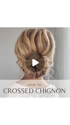 Easy Chignon Tutorial, Chignon Tutorial, Simple Updo Tutorial, Easy Chignon, Mother Of The Groom Hairstyles, Easy Bun Hairstyles For Long Hair, Bridal Stylist, Short Hair Up