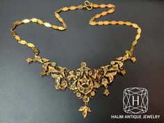 Antique Polki Diamond Peranakan Nyonya Necklace A Gorgeous Antique Polki Diamond Peranakan Nyonya Necklace. This Necklace is antique crafted by hand over 90 years old. - This chain style is hard to find. - Length: 42 Centimeters - Polki Diamond - Material : gold - Total Wt. : 17.9 g. **Ship with DHL insured according to product value for free.** *Please contact us if you have any questions.* Luxury Antique Jewelry For Festivals, Luxury Antique Gold Necklace For Formal Occasions, Luxury Antique Gold Necklace, Luxury Traditional Cut Dana Jewelry, Luxury Traditional Antique Gold Jewelry, Luxury Ornate Gold Bridal Necklace, Luxury Antique Gold Elegant Jewelry, Luxury Antique Gold Ceremonial Necklace, Luxury Intricate Design Ceremonial Jewelry