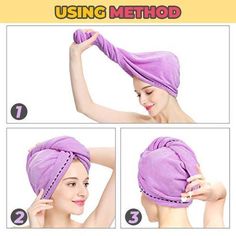 USING A HAIRDRYER CAN CAUSE A LOT OF DAMAGE TO YOUR HAIR. THIS DRY HAIR CAP CAN MAKE YOUR HAIR DRY IN FIVE MINUTES. IT ONLY TAKES FIVE MINUTES. COME AND TRY IT DURING THE PROMOTION PERIOD. ★SUPER WATER-ABSORBENT SUPER WATER-ABSORBENT, FAST-DRYING, TIME SAVER, DRYING YOUR HAIR 100% NATURALLY QUICK MAGIC HAIR DRY HAT! ELECTRIC HAIR BLOWER NO LONGER NEEDED! REDUCES THE RISK OF SPLIT ENDS. ★ DURABLE AND SOFT 100% SUPERFINE COMPOSITE FIBER MATERIAL WITH A BUTTON TO SECURE YOUR BATH TOWELS. YOUR HAIR Dry Long Hair, Hair Blower, Hair Blow Dryer, Hair Towel Wrap, Magic Hair, Towel Wrap, Lost Hair, Quick Dry Towel, Hair Towel