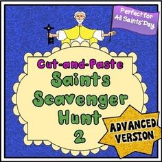 an image of the saint's scavenger hunt 2 advanced version with text