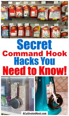 1000 Lifehacks, Clever Organizer, Command Hooks, Organisation Hacks, Organizing Hacks, Cleaning And Organizing, Home Organization Hacks