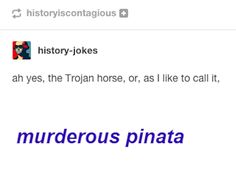 an old tweet with the caption'murdorous pinata '