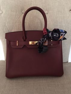 Birkin Rouge H 30 Epsom leather 2015 Birkin Bags, Goal List, Dream Bag, Luxury Bags Collection, Wishlist 2024, Ideal Wardrobe, Suit Bag