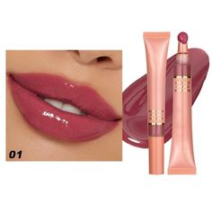 1pc Liquid Gloss Gloss Brush Head Lip Gloss Moisturizing Lip glaze lipstick for everyday makeup 10ml Material: liquid Color: as the picture shows, (Due to the difference between different monitors, the picture may have slight color difference. please make sure you do not mind before ordering, Thank you!) Package weight: 22.1g Package size: 13.2x2.8x2.3cm,(Please allow 1-3mm error due to manual measurement. please make sure you do not mind before ordering.) Water Lip Stain Face Plumper Cute Lip G Lipstick Guide, Lip Plumper Gloss, Natural Lip Plumper, Light Lip Gloss, Lipstick Ingredients, Girls Lip Gloss, Vegan Lip Gloss, Natural Lip Gloss, Tinted Lip Gloss