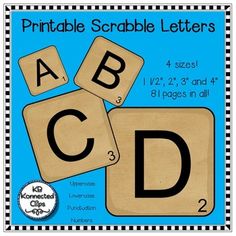 printable scrabble letters for the alphabet