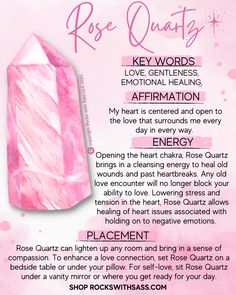 Rose Quartz Tumbled Pocket Stone - Rocks with Sass Love Quartz Crystal, Rose Quartz Under Pillow, Rose Quartz Self Love, Rose Quartz Bracelet Meaning, Cleansing Rose Quartz Crystals, Rose Quartz Stone Meaning, Aura Rose Quartz Meaning, Angel Aura Rose Quartz Meaning, Rose Quartz Intentions