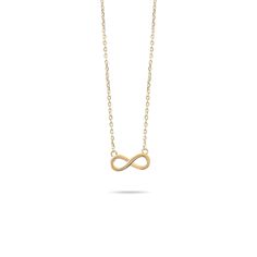 The Kolié Gold Infinity Necklace represents endless possibilities and eternal devotion. With its sleek design, it's an emblem of everlasting love and an essential addition to any collection. Crafted with precision, the Kolié Infinity Necklace features the iconic symbol of infinity, rendered in beautiful Yellow Gold. This necklace is a graceful expression of continuity and timeless fashion. Features List: Material: Gold, offering a warm, everlasting glow. Design: The infinity symbol represents boundless love and infinite possibilities. Craftsmanship: Kolié's impeccable craftsmanship ensures a durable and refined finish. Versatility: Ideal for daily wear or adding a symbolic touch to special occasions. Dimensions:  mm x  mm Why You Should Buy: The Kolié Gold Infinity Necklace is more than an Gold Infinity Necklace, Glow Design, Infinity Necklace Gold, Infinite Possibilities, Infinity Necklace, Infinity Symbol, Everlasting Love, Endless Possibilities, Last Minute Gifts