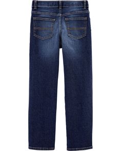 Kid Dark Wash Relaxed-Fit Classic Jeans from carters.com. Shop clothing & accessories from a trusted name in kids, toddlers, and baby clothes. Classic Jeans, Boys Jeans, True Blue, Washed Jeans, Wash Jeans, Shop Clothing, Shopping Outfit, Baby Clothes, Relaxed Fit