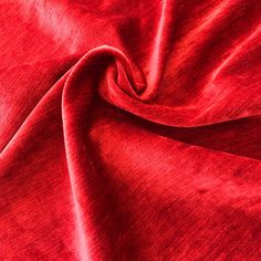 the red fabric is very soft