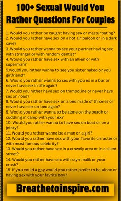 Would U Rather Questions For Couples, Fantasy Questions For Couples, Would You Rather Dirty Questions For Couples, Would You Rather For Couples, Would U Rather Questions For Boyfriend, Spicy Couples Questions, Would You Rather Questions For Couples Spicy, Deep Would You Rather Questions, Would You Rather Questions Dirty