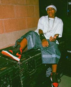 Hip Hop Aesthetic Outfit, 1990s Fashion Outfits, 2000s Outfit Ideas, Hip Hop Style Outfits, Lil Bow Wow