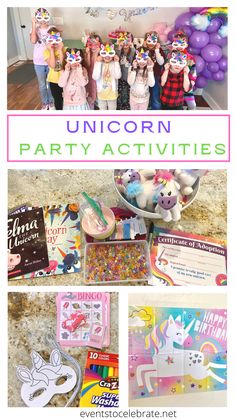 unicorn party activities for kids and adults