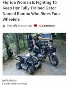 a woman riding on the back of a motorcycle