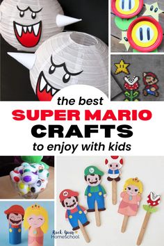 the best super mario crafts to enjoy with kids