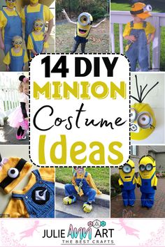 Create super beautiful cartoonish-style DIY minion costumes following this decent list and end up being the talk of the town. Enjoy being a stylized cosplay character with minimal effort. All you have to do is play with the yellow-blue-colored wearables and do some funny gestures to capture the attention of almost all the guests you have around. Minion Family Costume Diy, Homemade Minion Costume Kids, Kid Minion Costume Diy, Minion Costumes For Adults, Minion Tutu Costume, Softball Minion Costumes, Minon Costume Diy Halloween Family, How To Make A Minion Costume, Minion Dress Up Diy