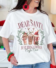 The Dear Santa Just Bring Coffee Graphic Shirt is a fun and playful design perfect for coffee lovers during the holiday season. Featuring the phrase "Dear Santa, Just Bring Coffee," it adds a humorous touch to the Christmas wish list. Available in sizes S-5XL, this shirt comes in short sleeve, long sleeve, and sweatshirt options, making it a cozy and stylish choice for the festive season. Ideal for anyone who's all about coffee and Christmas!
 
 
 
 
 
 
 
 
 
 
 
 
 
 
 
 
 
 
 
 
 
 
 
 
 
 
 
 
 
 
 
 
 
 
 
 
 
 
 
 
 
 
 
 
 
 
 
 
 
 
&nb Coffee And Christmas, Christmas Wish List, Christmas Wish, About Coffee, Coffee Shirts, Dear Santa, Graphic Shirt, Christmas Wishlist, Wish List