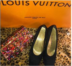 Black Ysl Wedges, Black Ysl Shoes, Ysl Heels Black, Ysl Black And Gold Bag, Ysl Opyum Heel Black, Ysl Heels, Amazing Finds, Vintage Heels